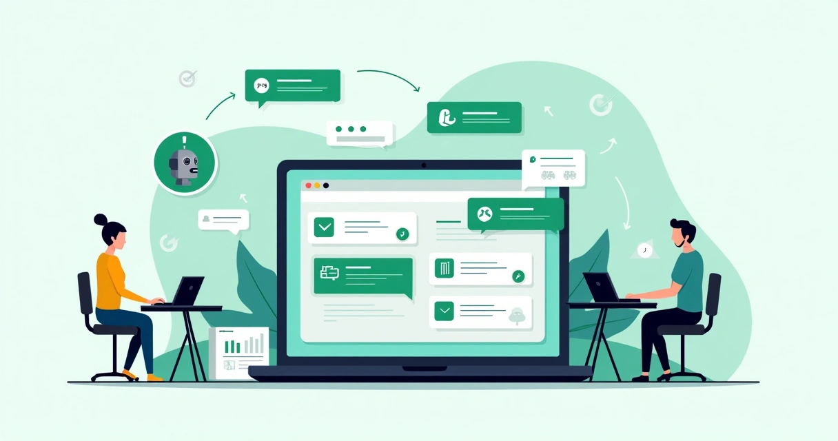 Painel de CRM integrado ao WhatsApp com chatbot atendendo clientes em pequenas empresas 