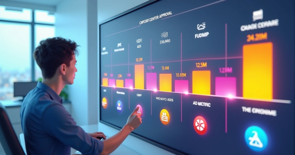 Painel com cronograma de aprovação no merchant center 