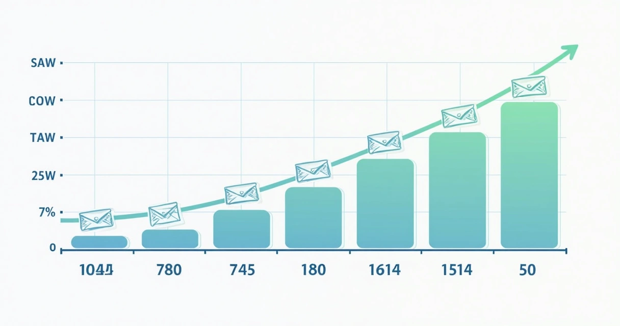 Cronograma semanal de envios de e-mails para aquecimento 