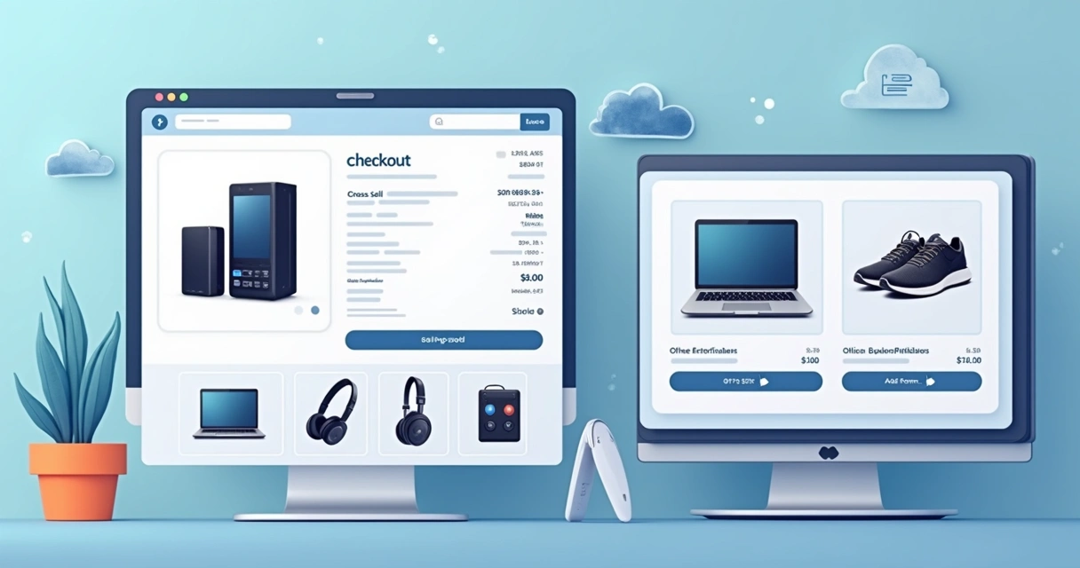 Sugestão de cross-sell e up-sell em site de vendas 