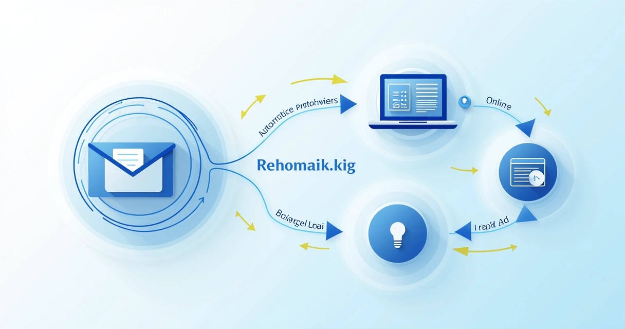 Fluxo automatizado unindo e-mail e anúncios para retargeting B2B 