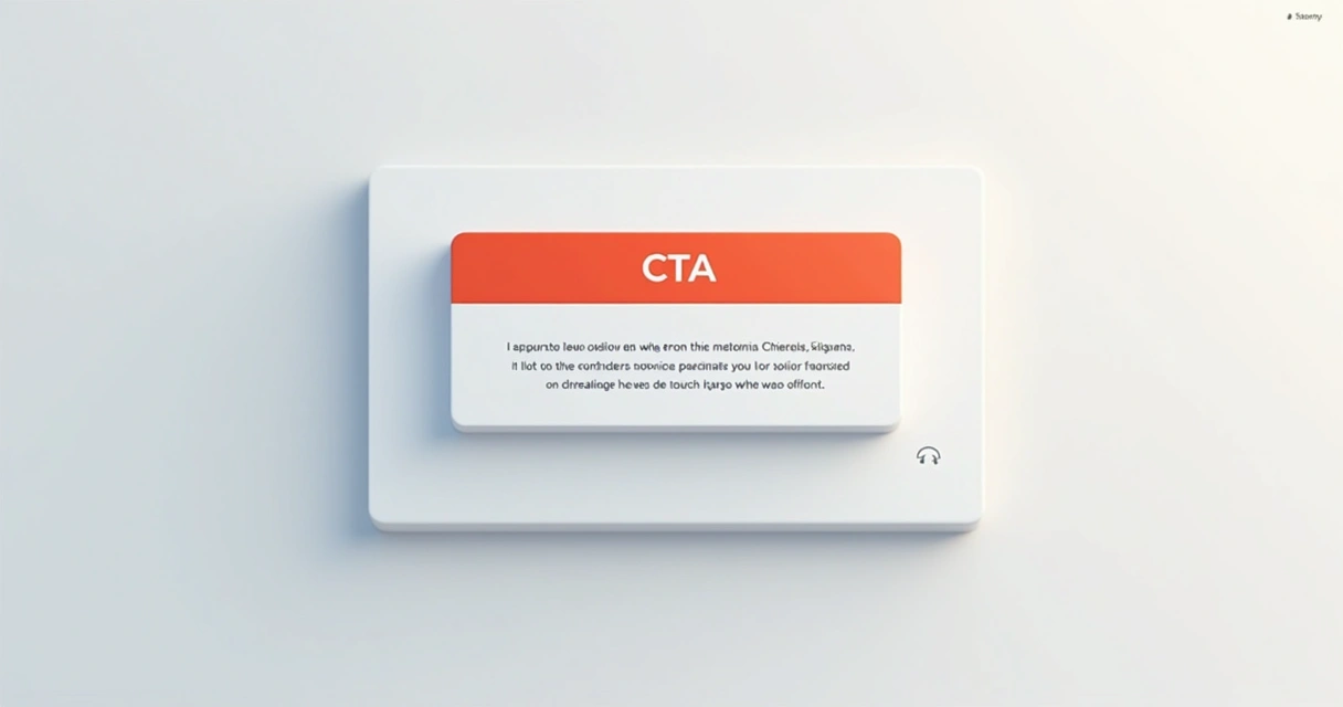 Página web com botão de CTA em destaque e contraste alto 