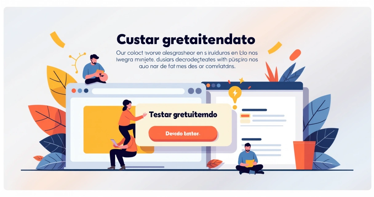 Botão de ação destacado em uma página de captura 