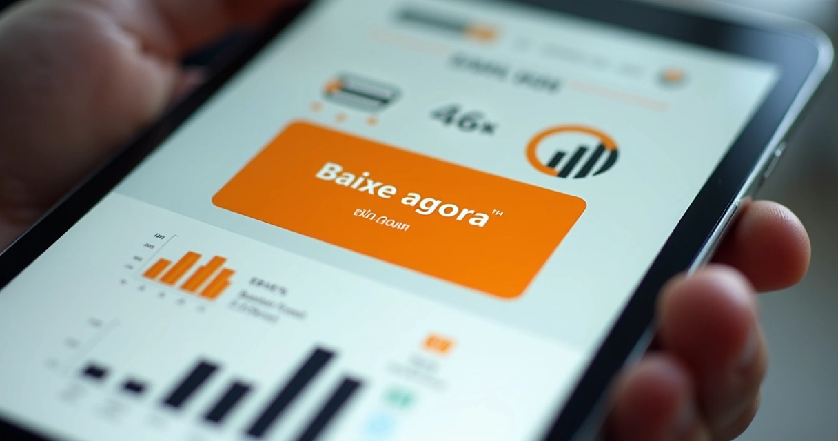 Botão de CTA destacado em um e-mail marketing visual 