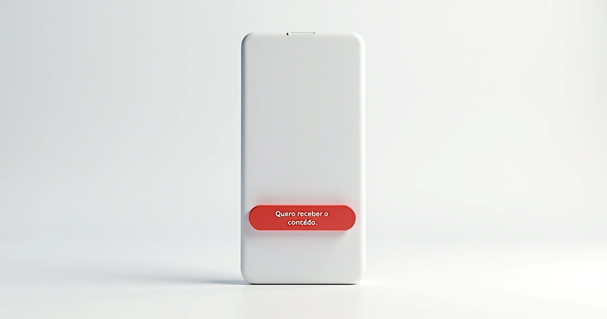 Botão CTA destacado página de vendas responsiva 