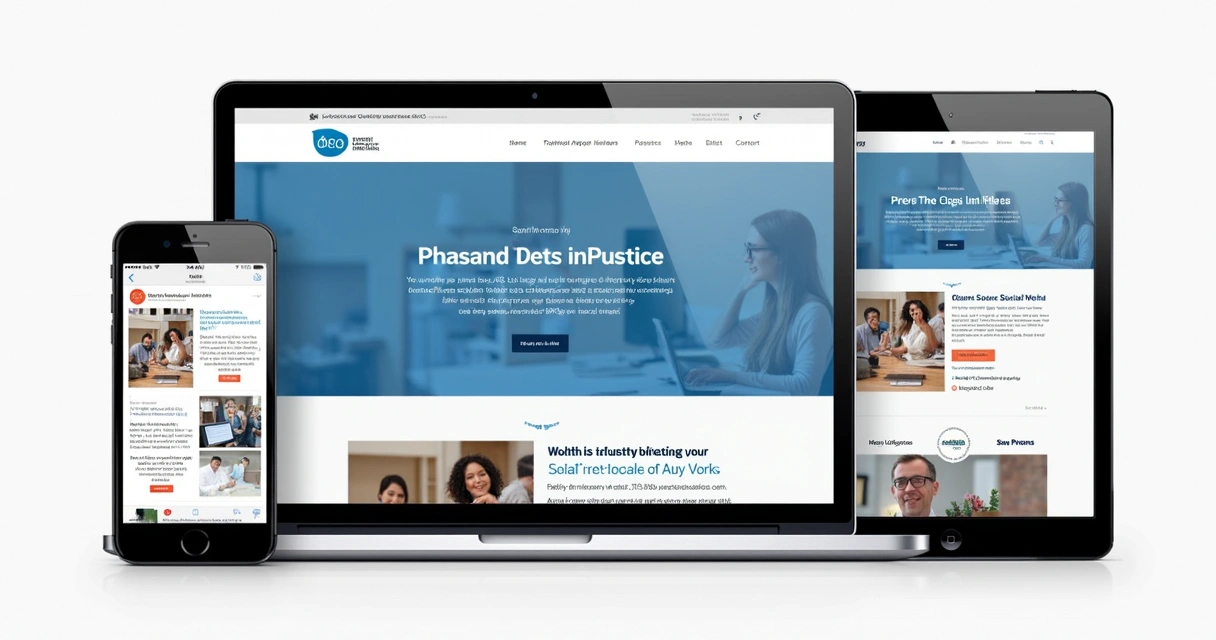 Exemplos de CTAs em tela de celular, computador e e-mail lado a lado 