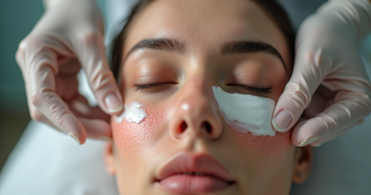 Dicas práticas para acelerar a recuperação após procedimentos dermatológicos 3 Paciente cuidando da pele após laser de CO2