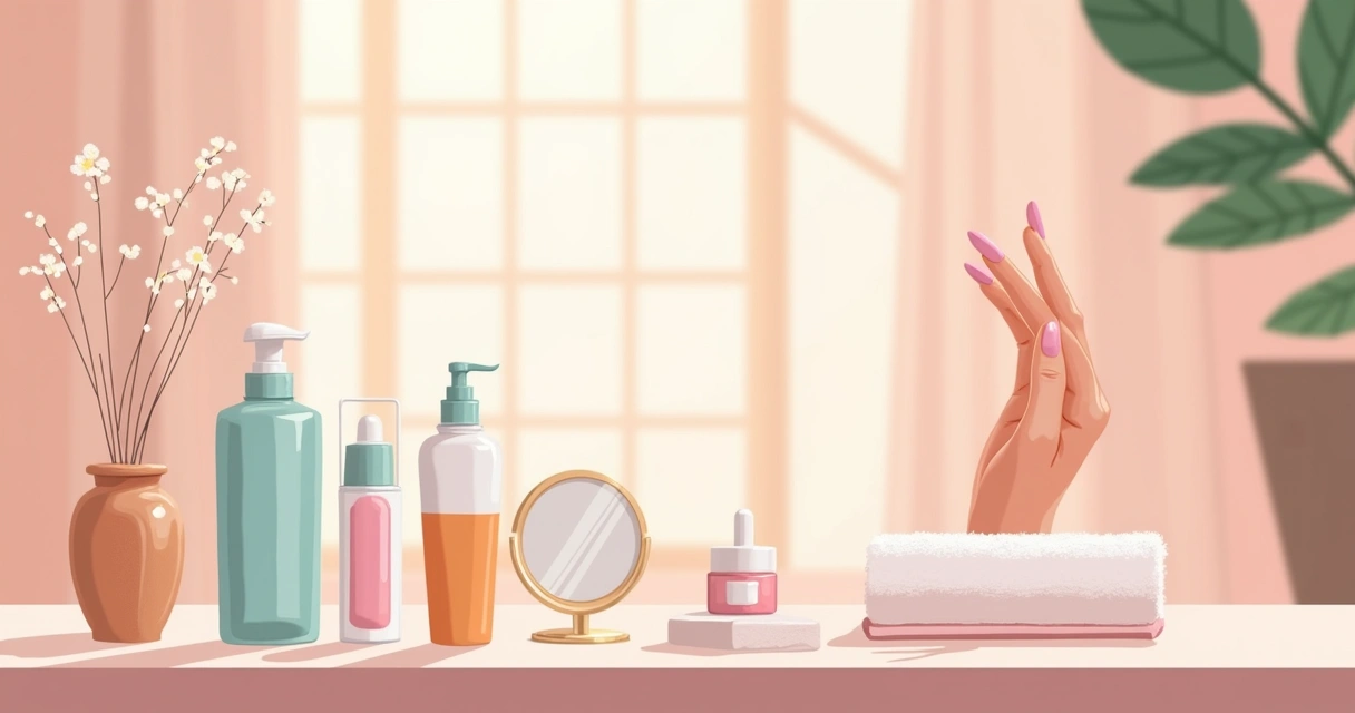 Produtos calmantes e protetor solar após dermaplaning facial 