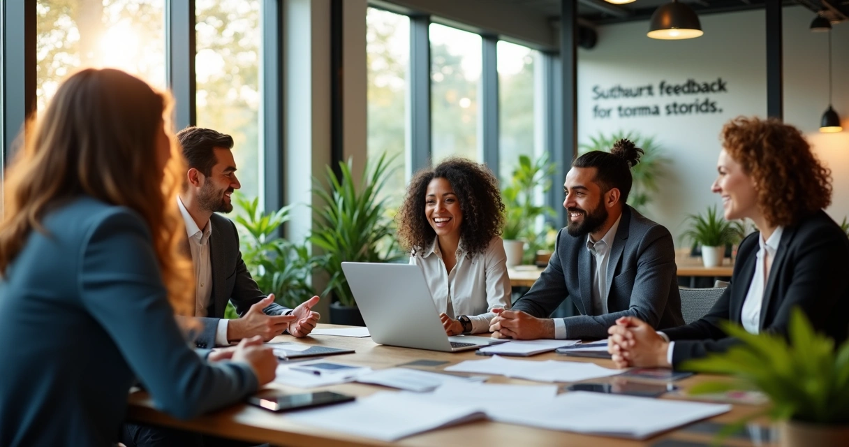 Ambiente de trabalho com sensação de confiança e colaboração 