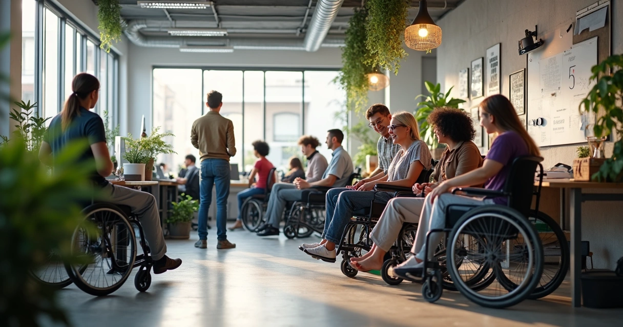 Representação de uma cultura inclusiva em uma empresa