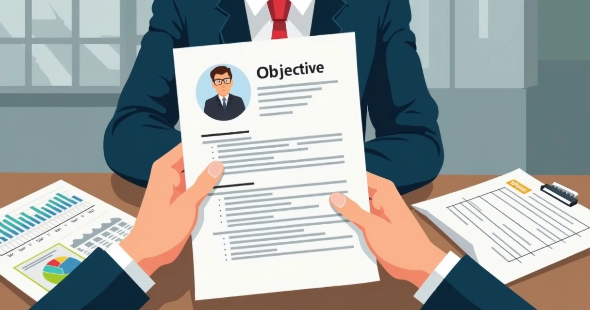 Currículo sendo analisado por recrutador 