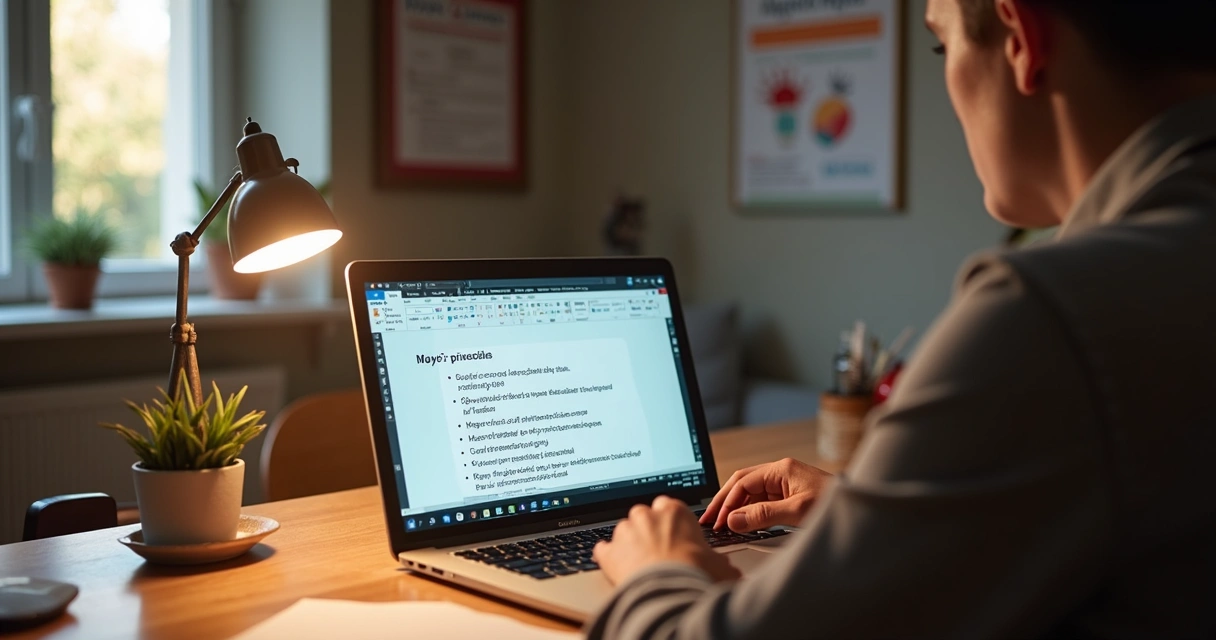 Aluno assistindo a curso online com layout claro e objetivo 