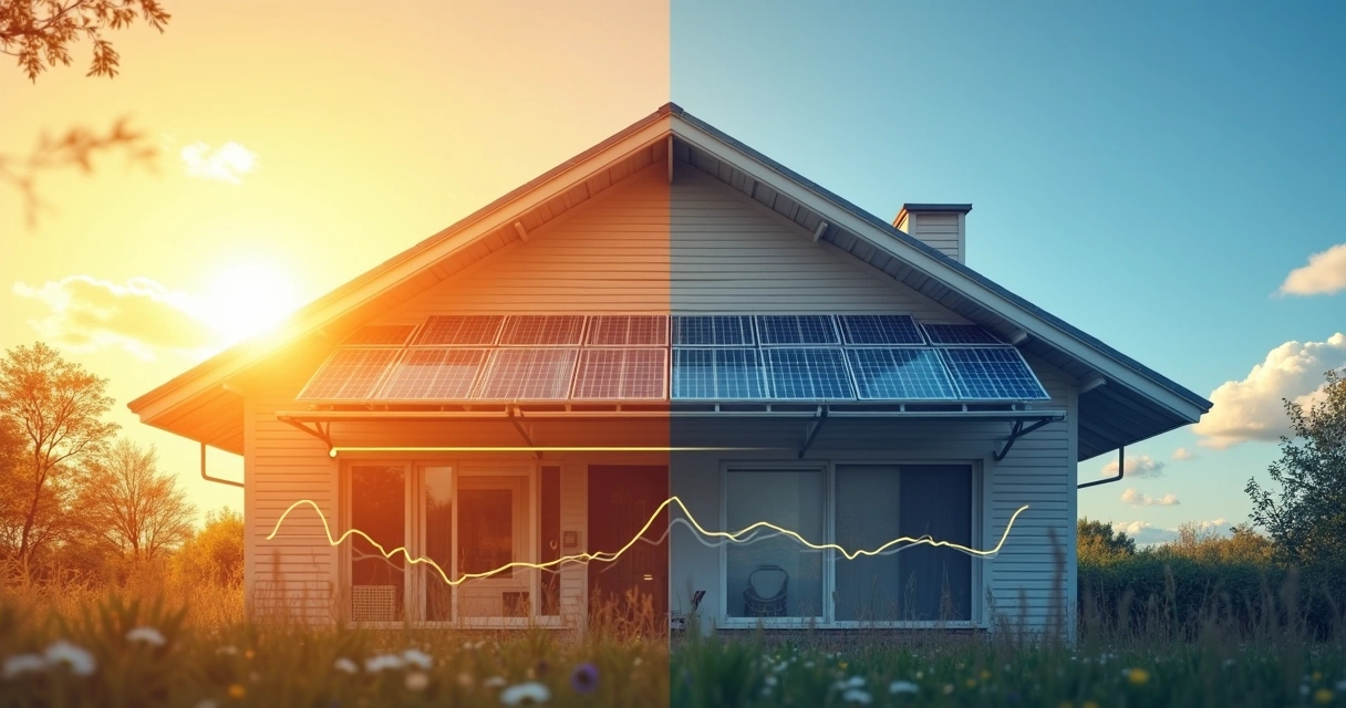 Comparação visual entre curva de geração solar e curva de consumo em horários de pico 