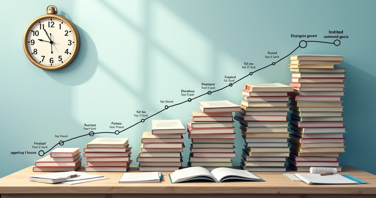 Gráfico mostrando a curva do esquecimento em concursos policiais 