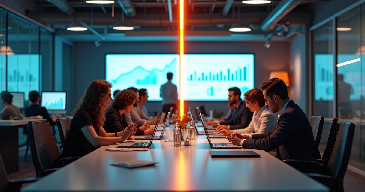 Dois caminhos opostos mostrando empresa avançando em inovação de RH e outra ficando para trás 