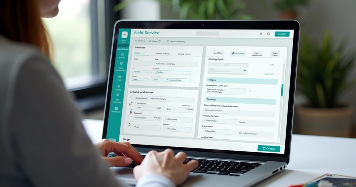 Personalização de formulário digital em app de serviço 