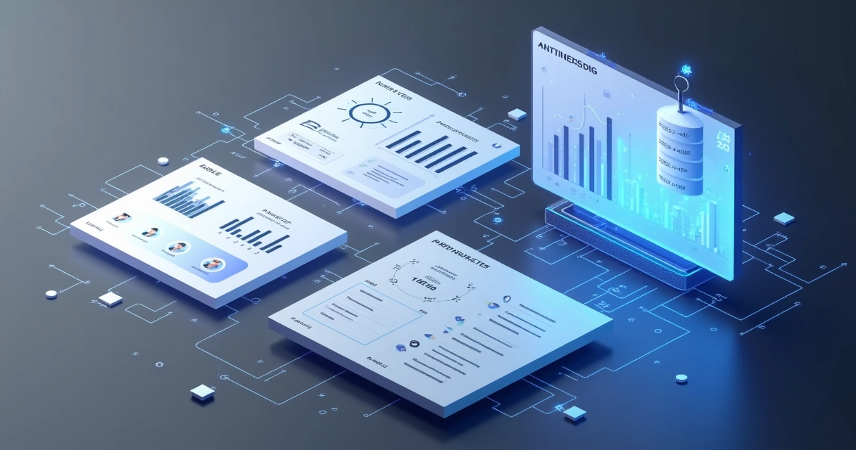 Nearbound: Como vender mais com Inteligência de Ecossistema Dashboard 3D mostrando métricas de parcerias de vendas