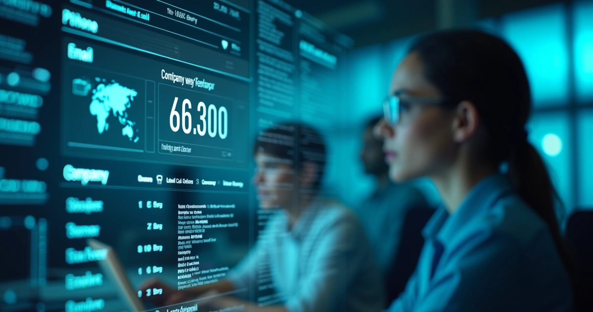Painel de dados de clientes com gráficos e detalhes cadastrais 