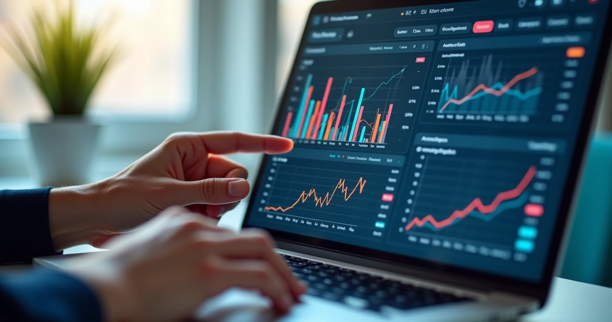 Painel de dados de clientes com múltiplas informações detalhadas