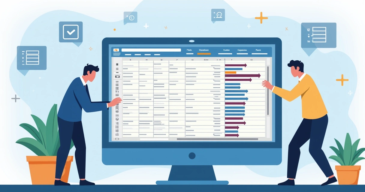 Gráfico representando crescimento de volume de dados em planilha Excel 
