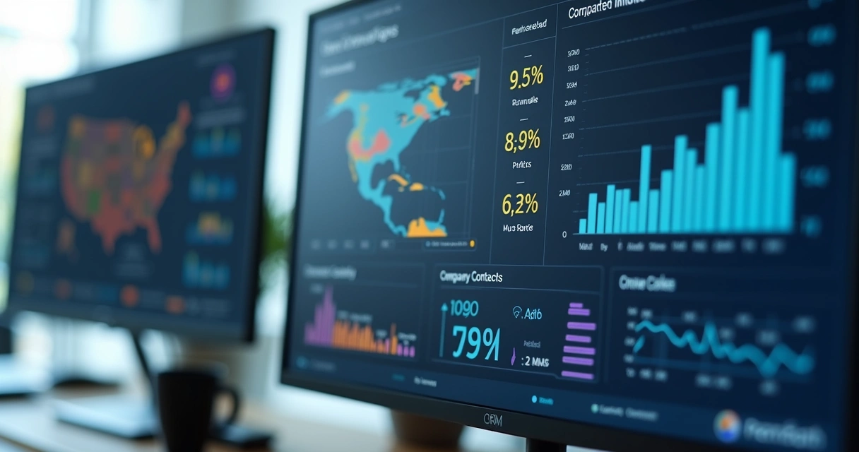 CRM: como integrar dados cadastrais e vender mais B2B 2 Tela de um CRM exibindo informações detalhadas da empresa