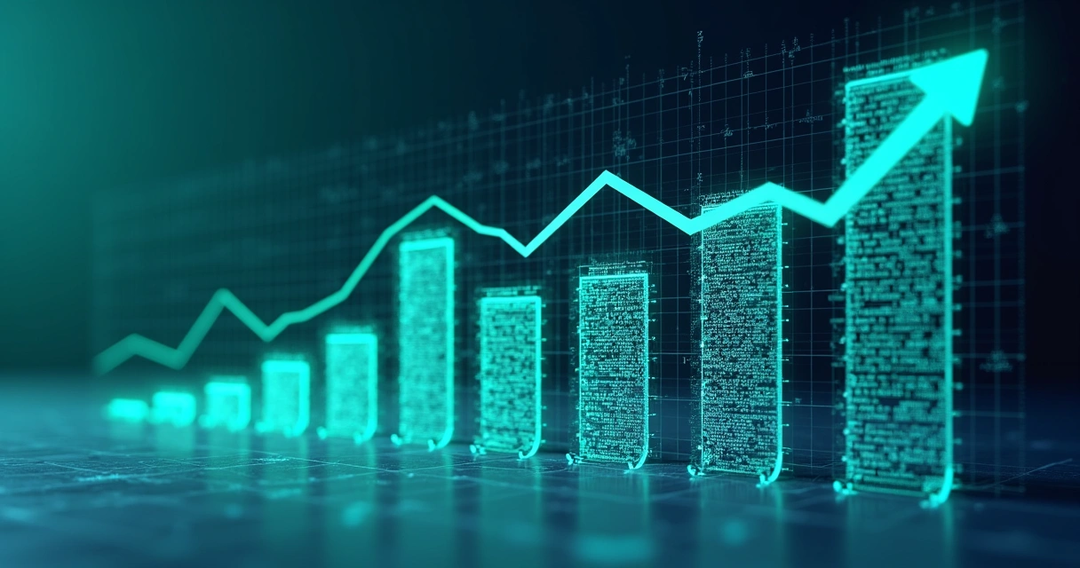 Painel com gráfico mostrando dados de leads enriquecidos ao lado de informações de contato 