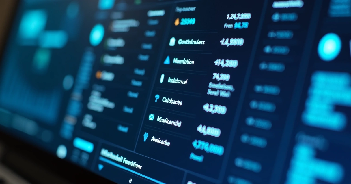 Tela de plataforma com dados enriquecidos de empresas B2B 