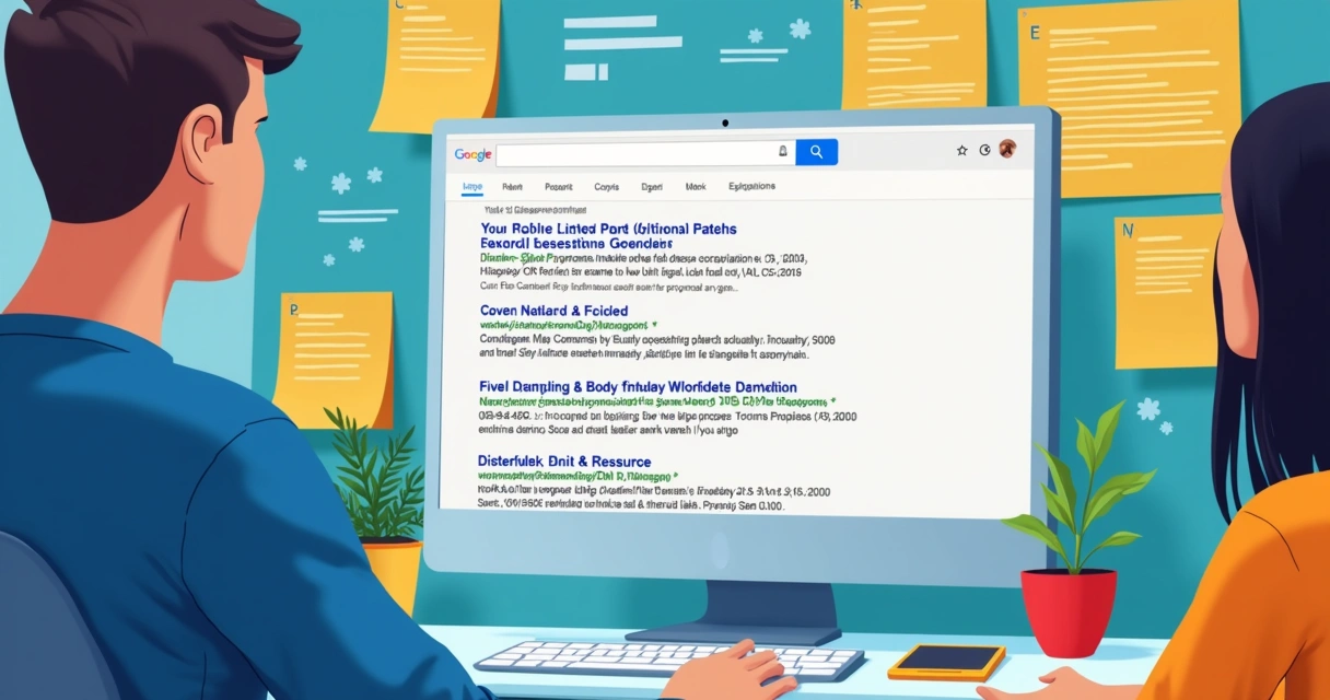 Exemplo visual de dados estruturados em site institucional 