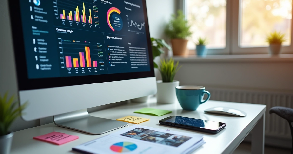 Dashboards e gráficos de IA em ecommerce 