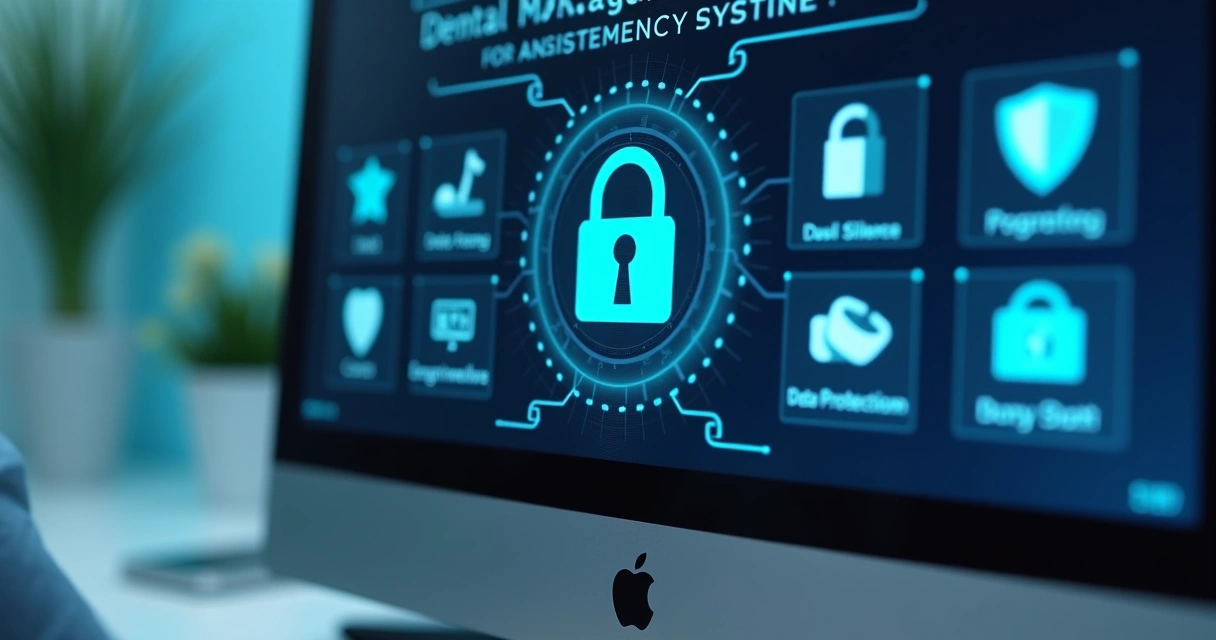 Representação de segurança de dados em clínica odontológica 