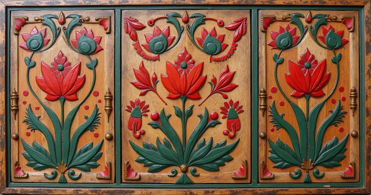 Dalecarlian runes in Swedish folk art 
