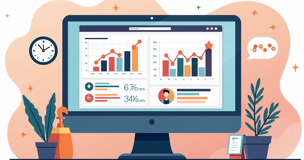 Shopee affiliate dashboard with graphs and statistics 