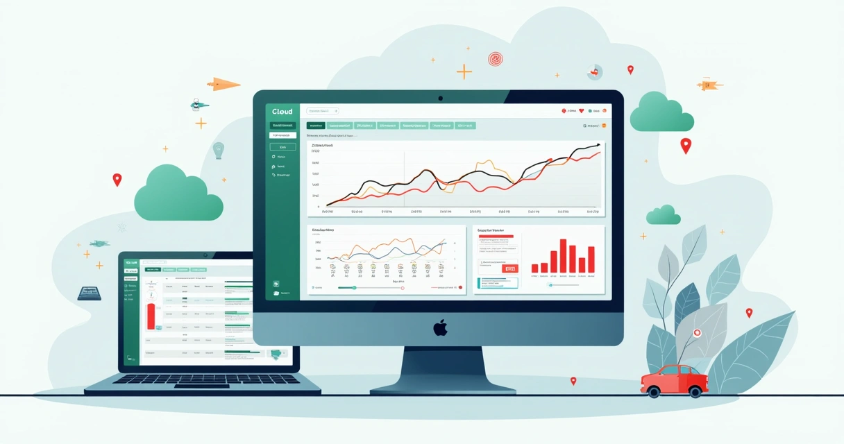 Painel digital com alertas e histórico de eventos de infraestrutura 