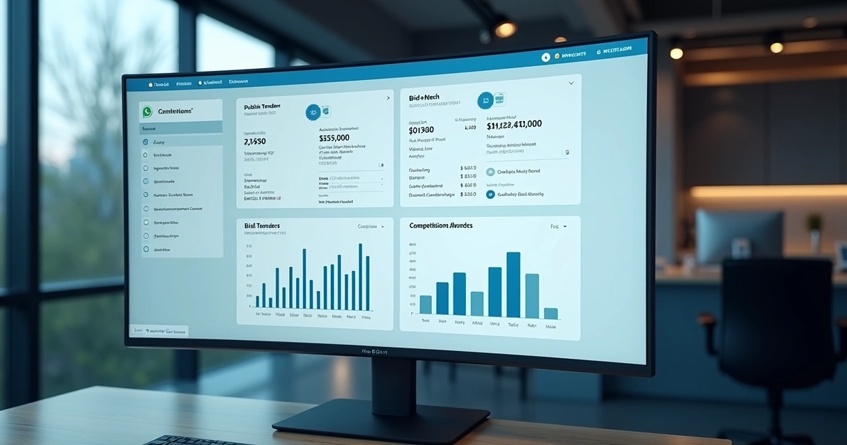 Dashboard digital de alertas e lances em licitações públicas 