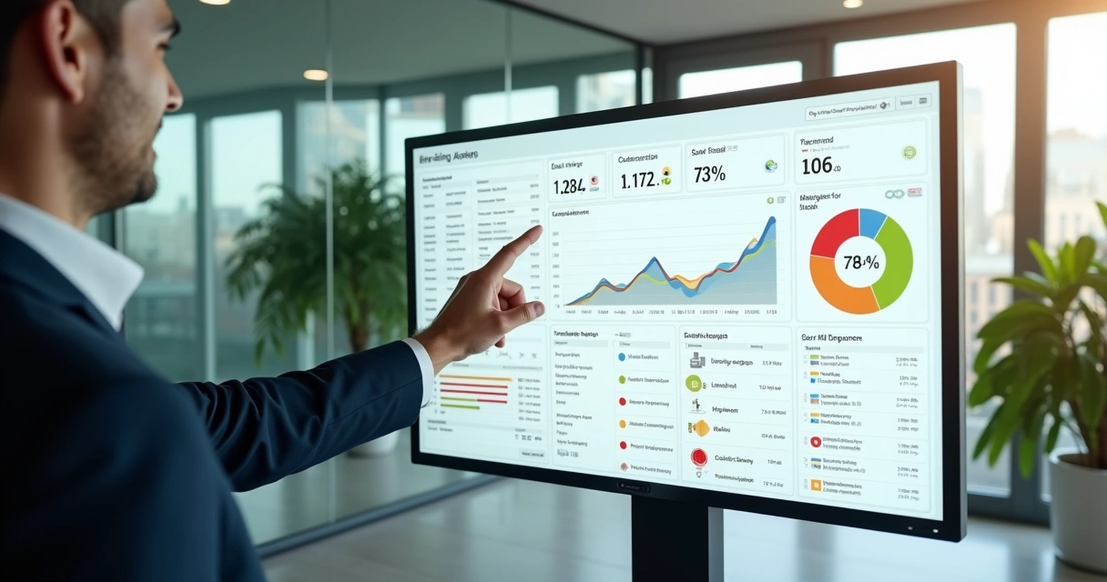Dashboard mostrando análise de monitoramento appcc 
