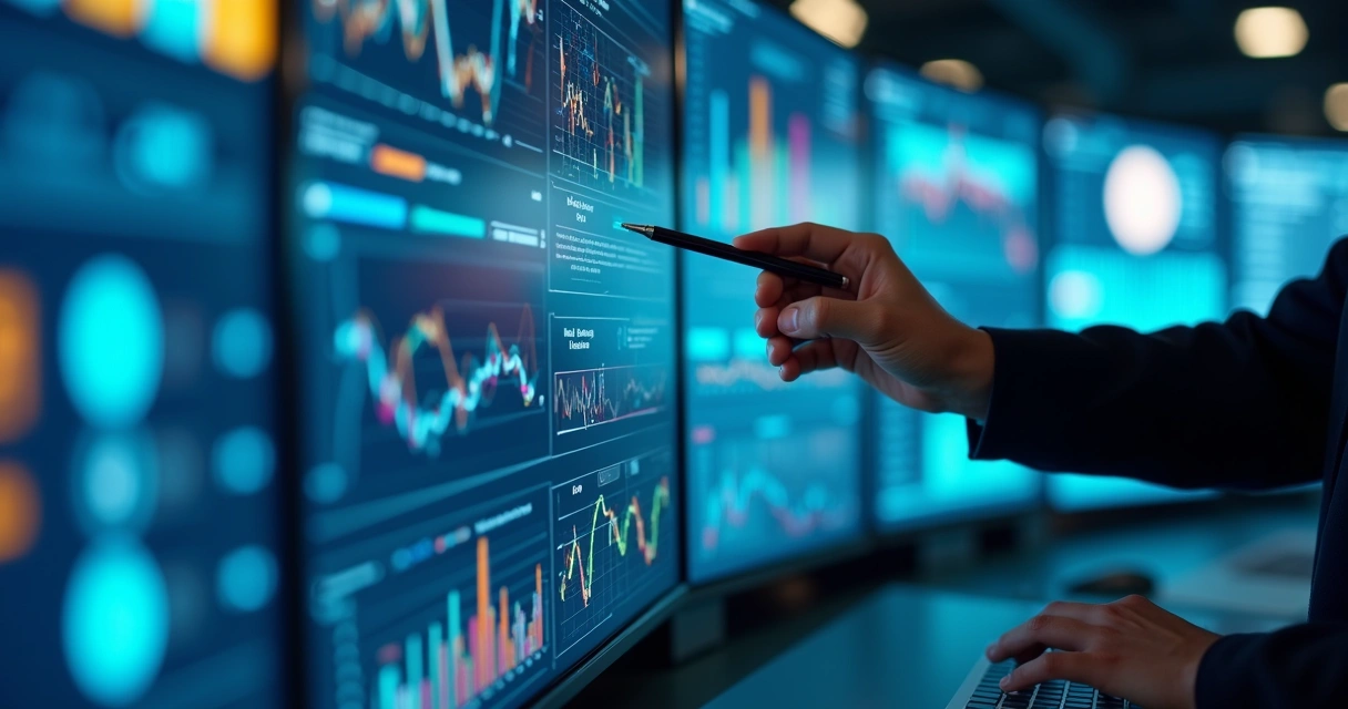 Dashboard detalhado com análise de causa raiz e gráficos coloridos 