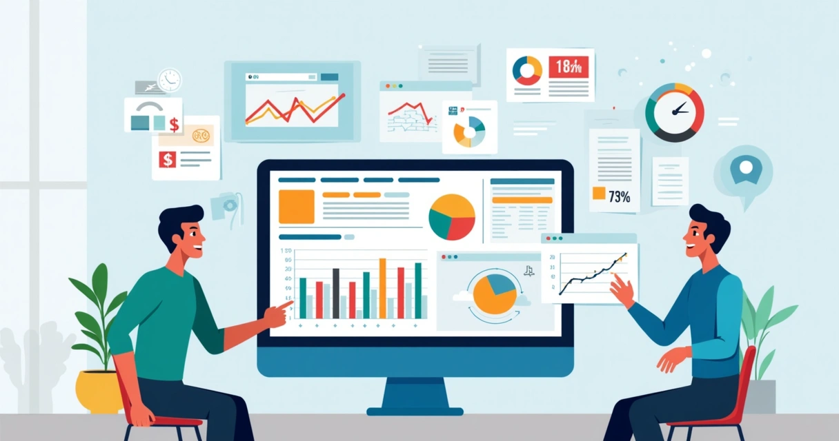 Dashboard de cobrança exibindo métricas em tempo real 