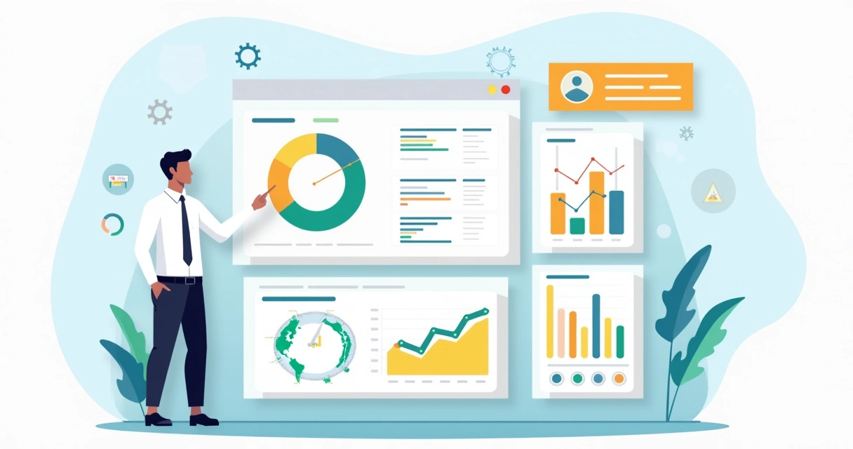 Dashboard de análise para gestão comercial multicanal 