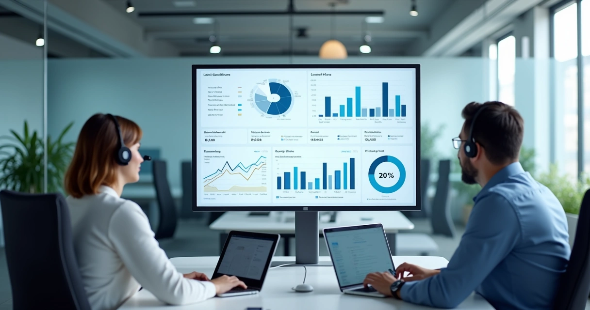 Dashboard mostrando análise preditiva de vendas em imobiliária 