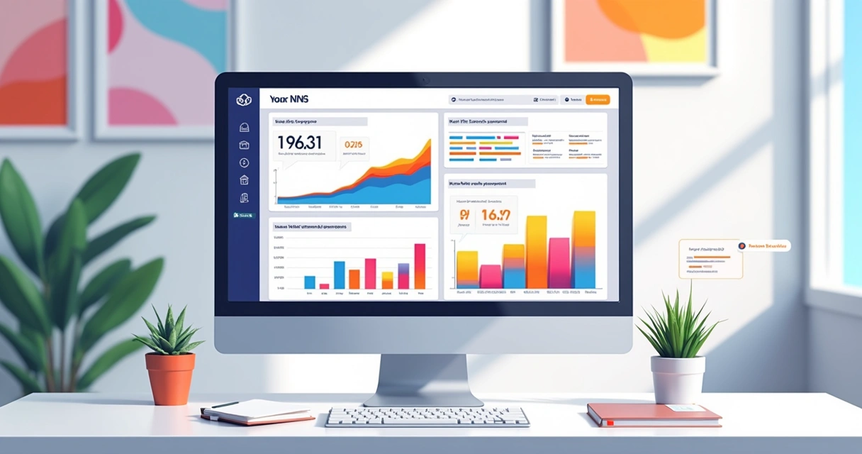 Dashboard mostrando dados de NPS para lançamento de produto