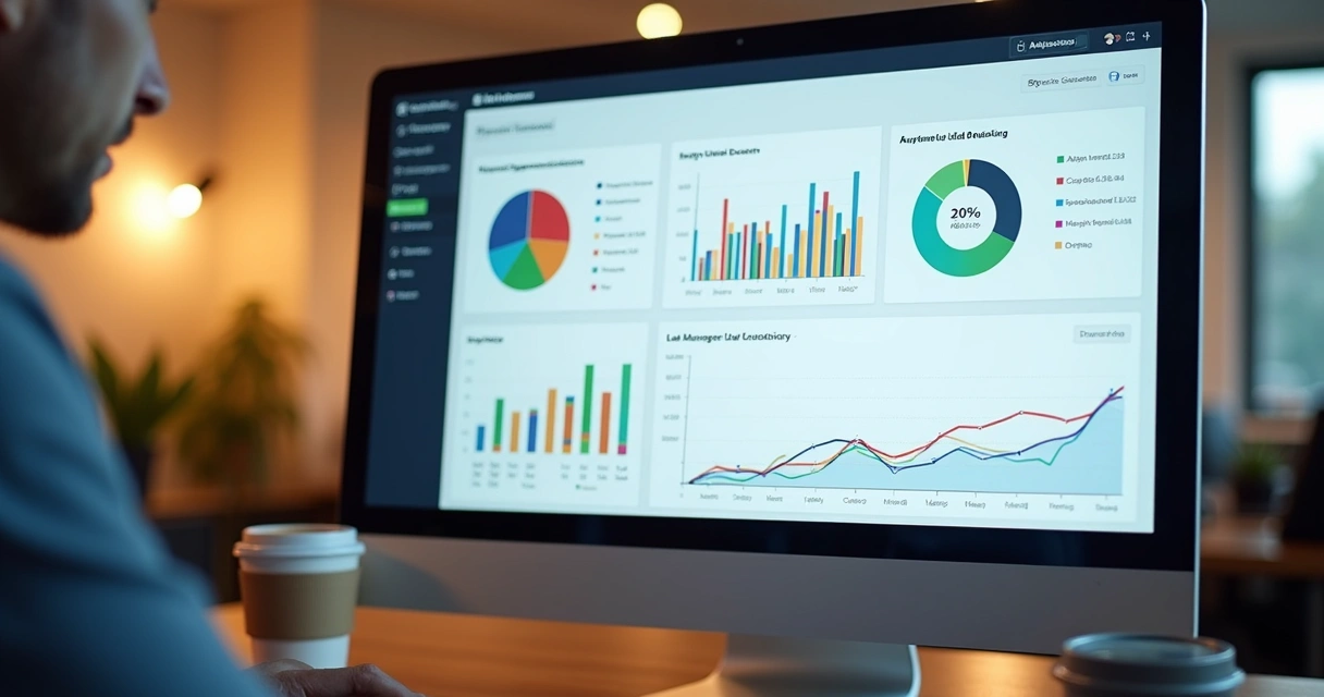 Dashboard de análise de dados de nutrição de leads 