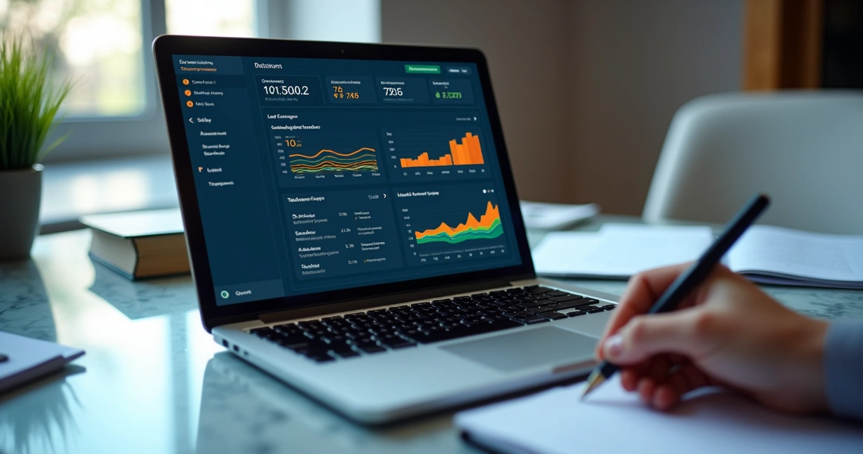 Dashboard de análise de nutrição de leads no LinkedIn cheio de gráficos visuais 