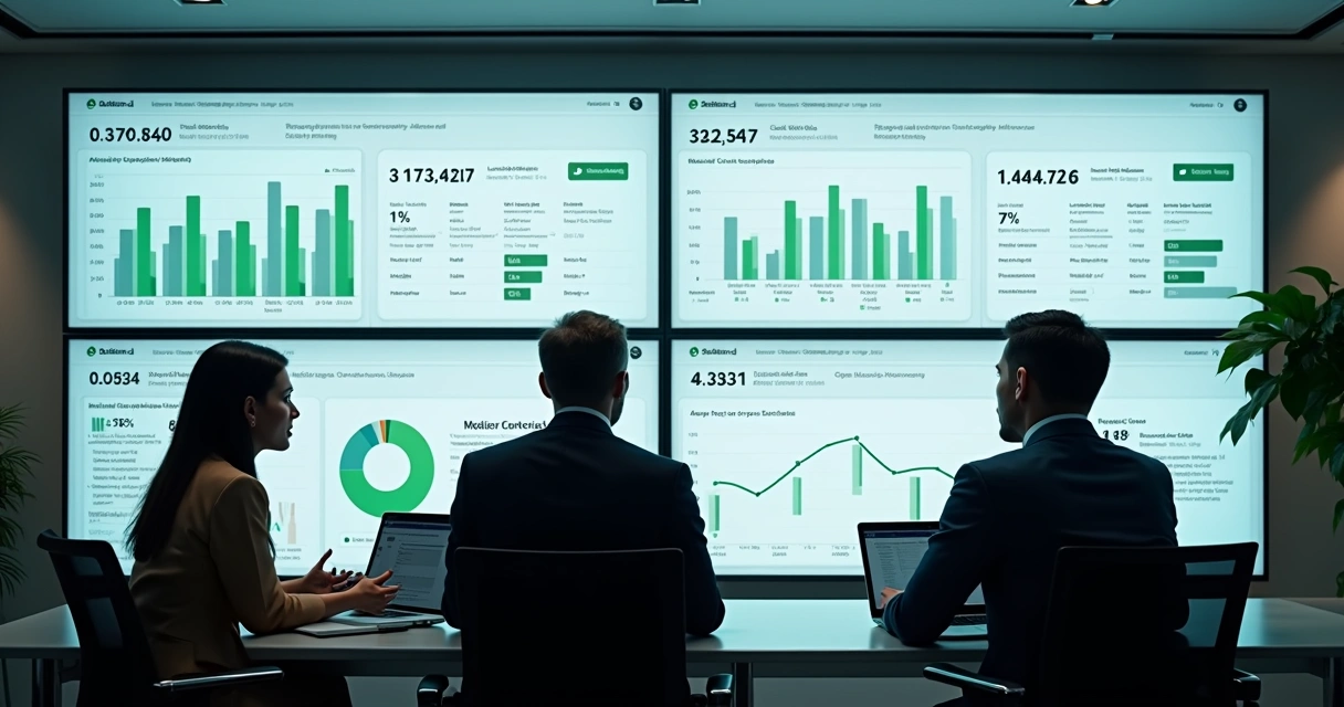 Dashboard com gráficos e métricas de engajamento e churn de grupos WhatsApp 