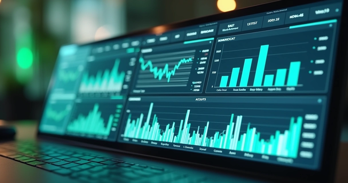 Dashboard de gestão financeira automatizada com gráficos, saldo e integrações 