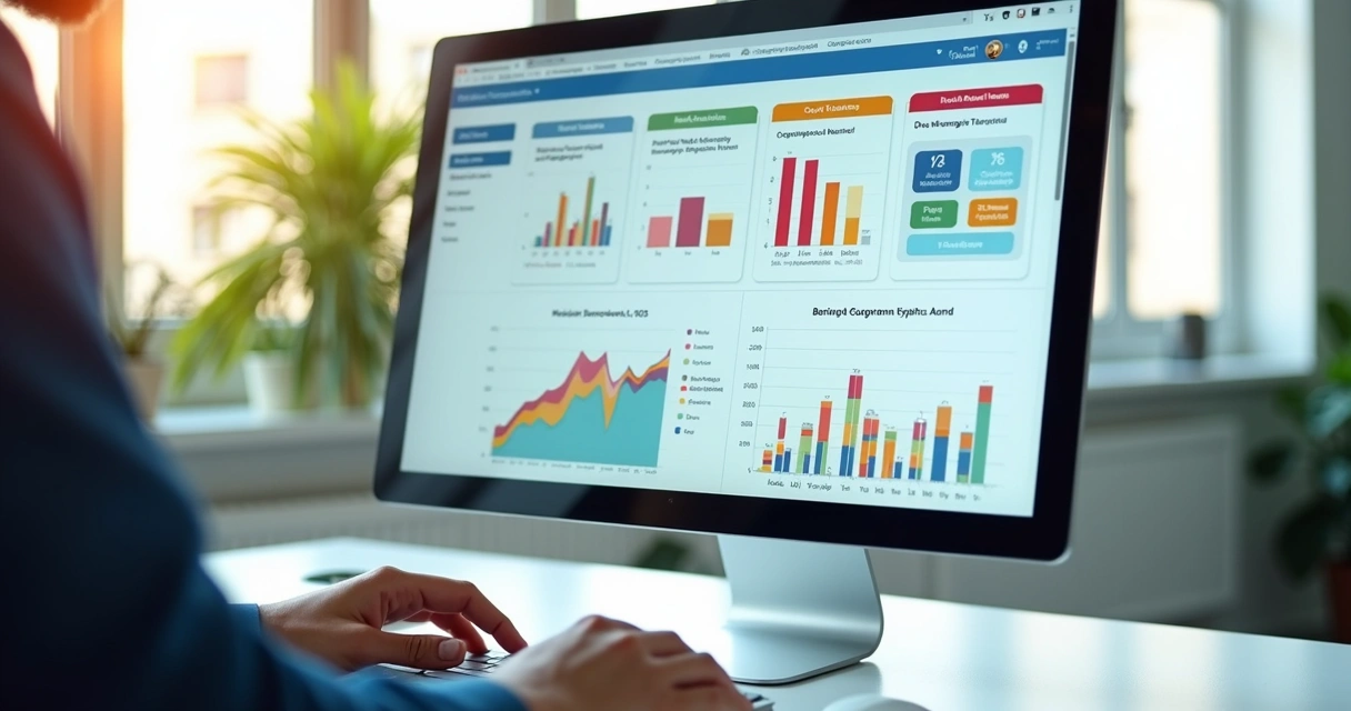 Dashboard mostrando benefícios dos colaboradores