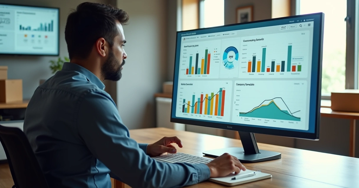 Gestor analisa dashboard de churn e segmentos RFV em loja virtual 