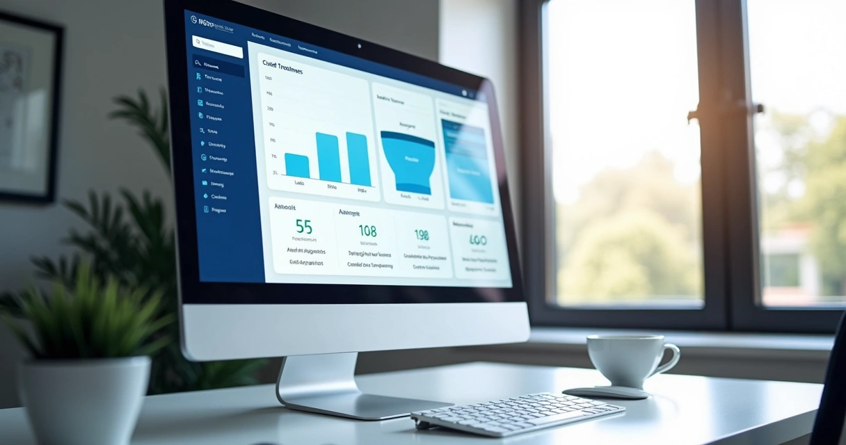 Dashboard com funil de leads e agendamentos odontológicos 