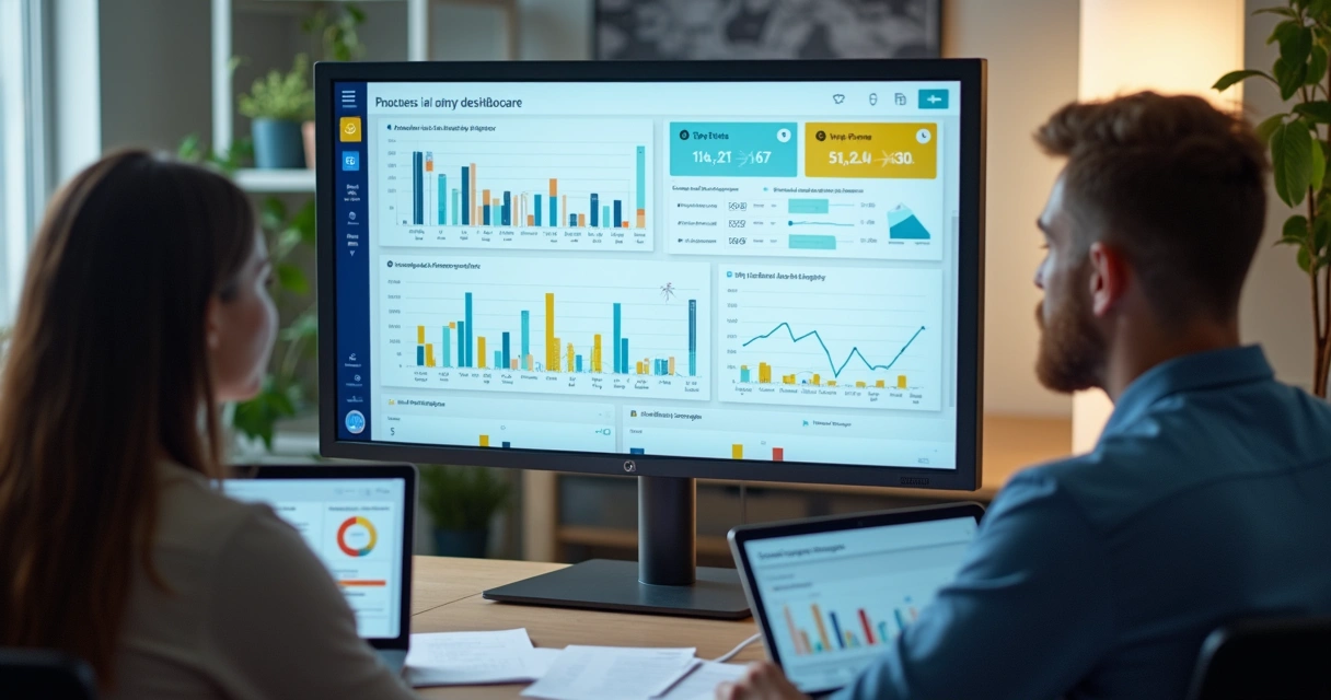 Dashboard com indicadores de cobrança recorrente