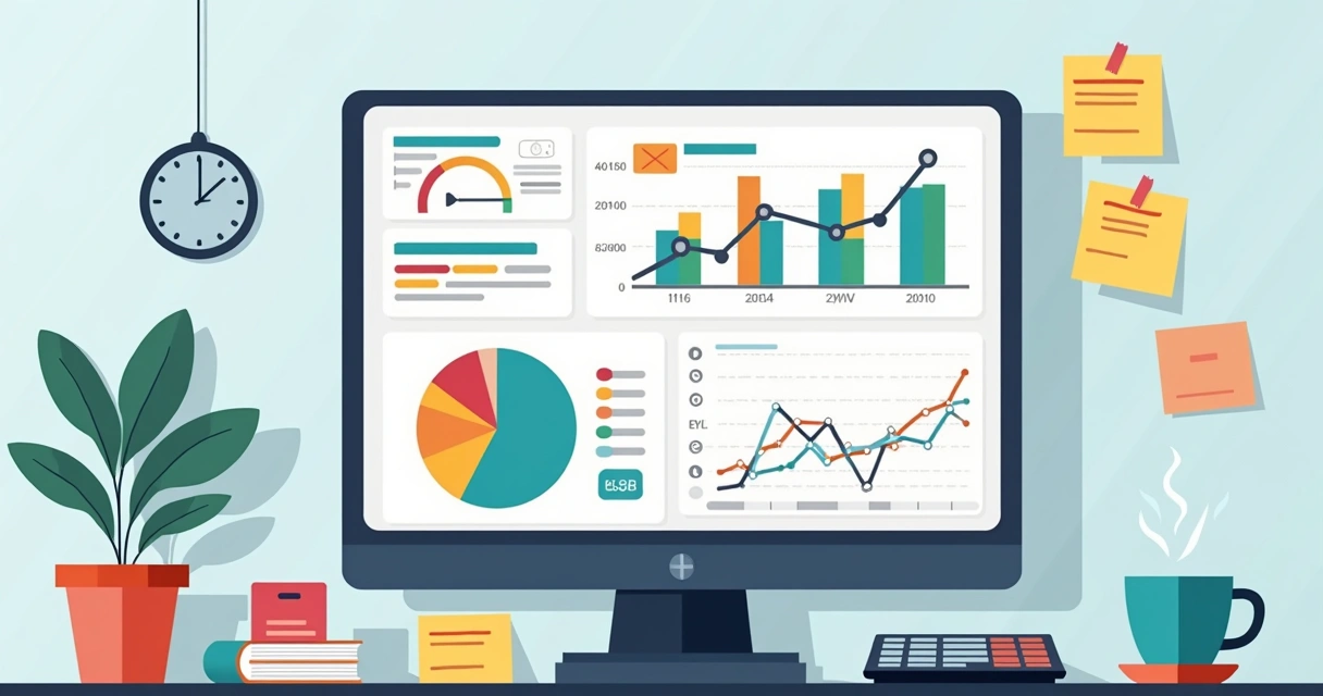 Dashboard com gráficos de inadimplência empresariais 