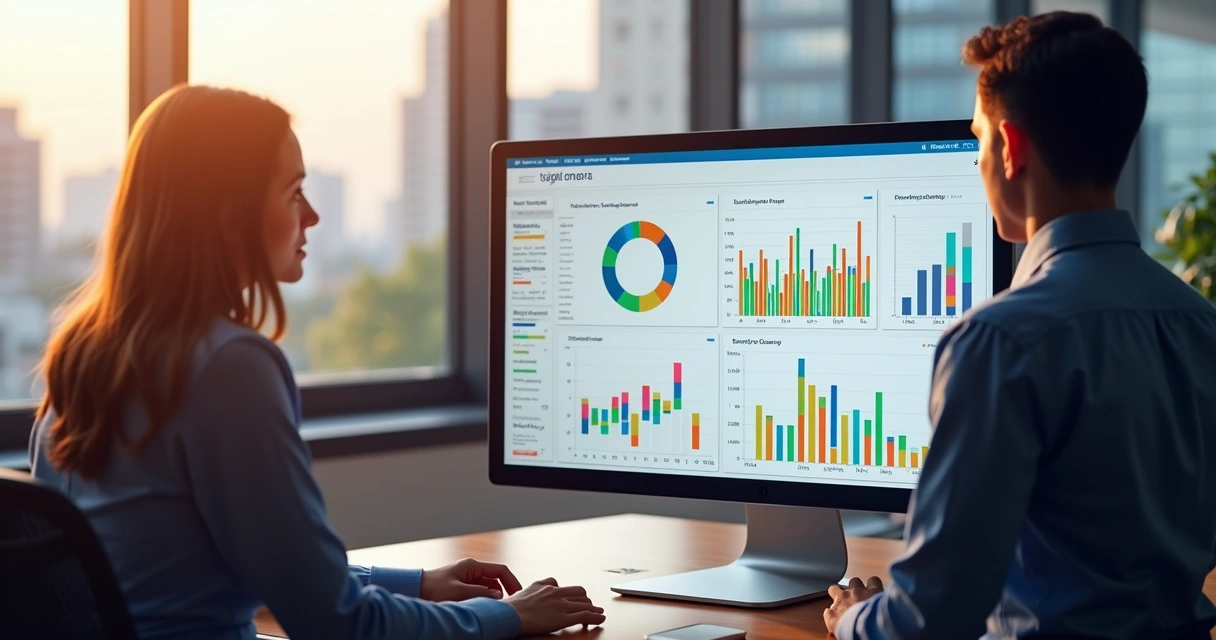 Dashboard de vendas B2B com gráficos coloridos, pipeline, tabelas de acompanhamento e indicadores em tempo real 